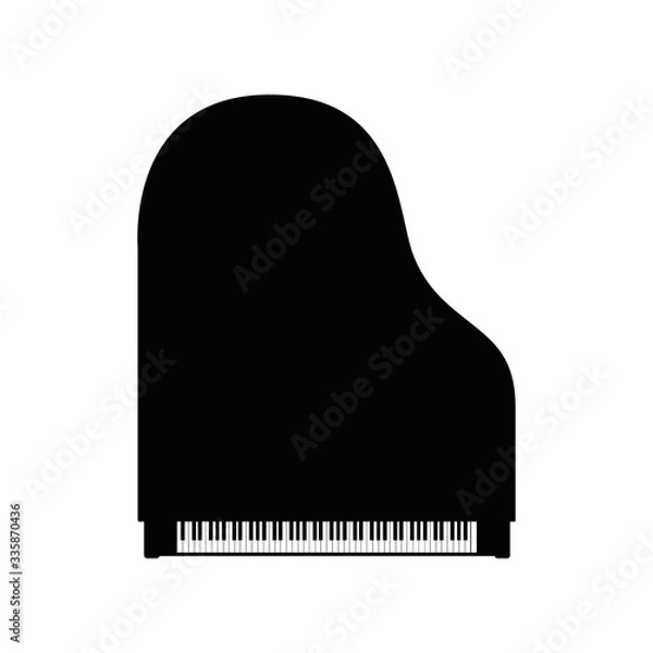 Obraz Piano top view