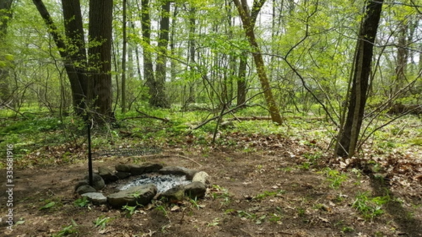 Fototapeta Spring Camping