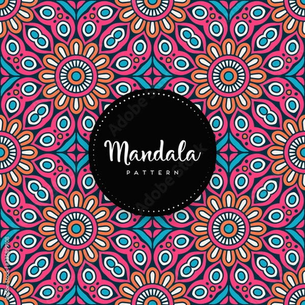 Fototapeta luxury ornamental mandala design background