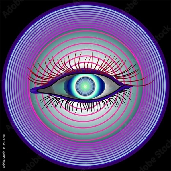 Fototapeta Hypnotizing view