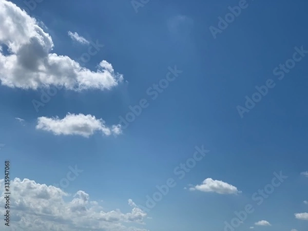 Obraz blue sky with clouds