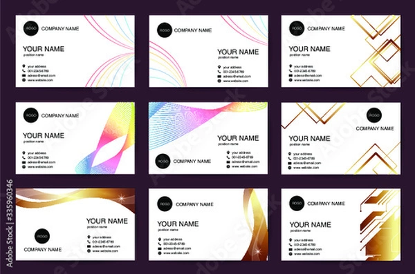 Obraz 名刺デザイン/テンプレート