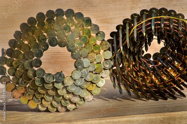 Fototapeta Nails for nail gun