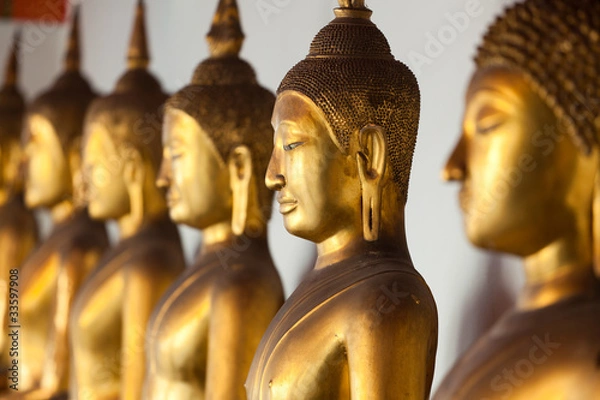Fototapeta bouddha statue Thaïlande