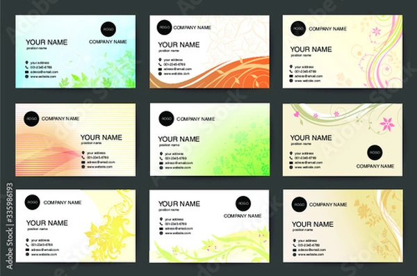 Obraz 名刺デザイン/テンプレート