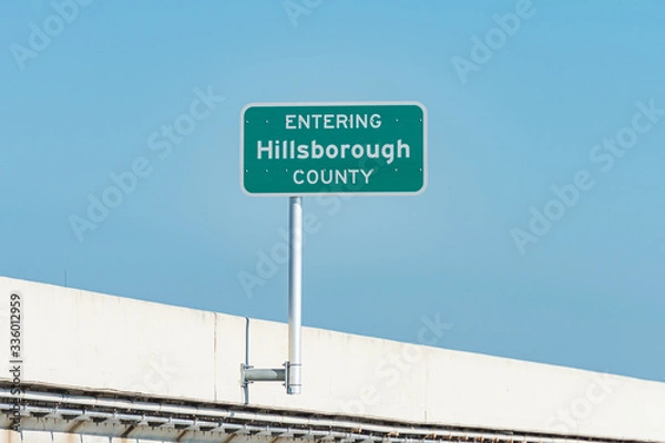 Obraz Entering Hillsborough County