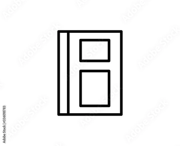 Fototapeta Flat line icon