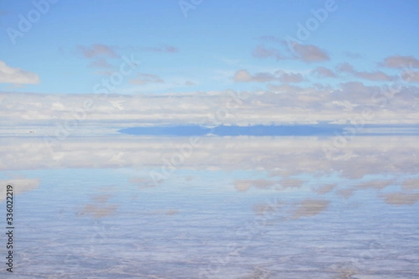 Fototapeta ボリビア　ウユニ塩湖　昼間