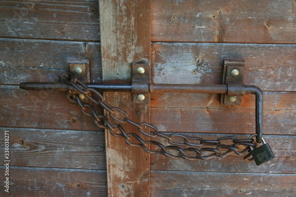 Obraz altes Türschloss