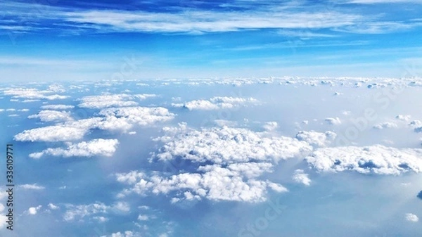 Fototapeta 雲の上ですが、雲に近いです