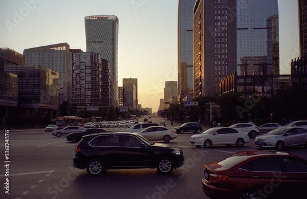 Fototapeta City Sunset