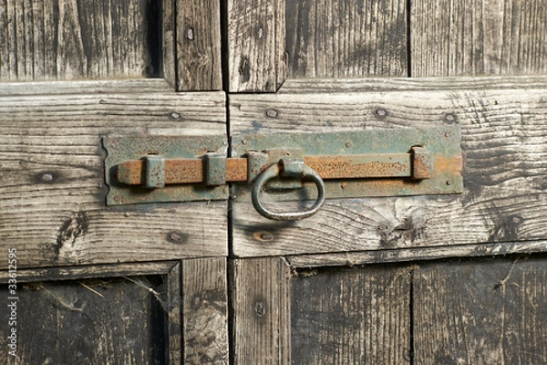 Obraz Door with lock