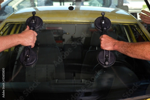 Obraz Windschutzscheibe wechseln