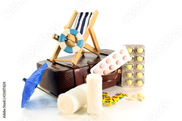 Fototapeta Reiseapotheke