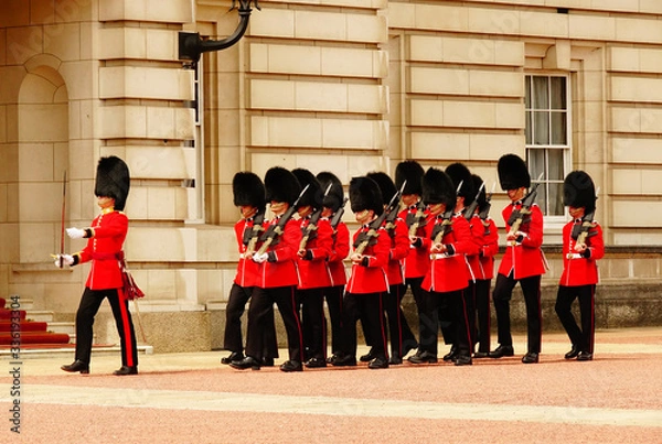 Obraz Changing of the Guard in Buckingham Palace, London, UK
