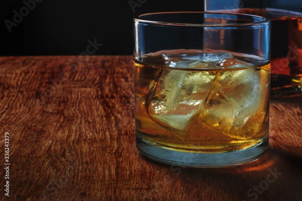 Fototapeta Nothing better than a good dose of Whiskey to relax