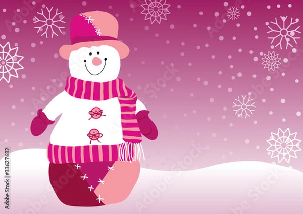 Obraz Snowman Christmas