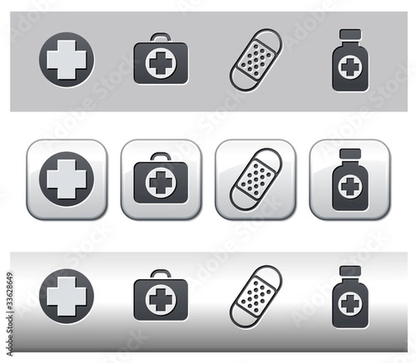 Obraz Icônes premiers secours