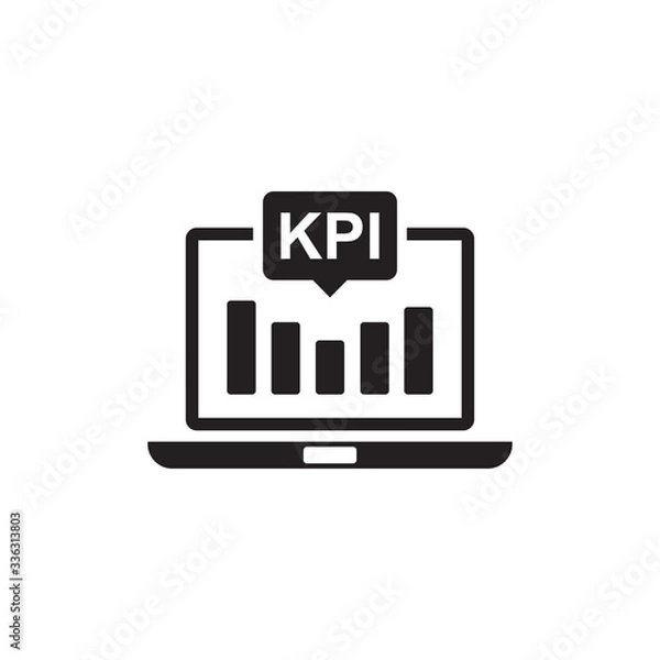 Fototapeta KPI ICON , 