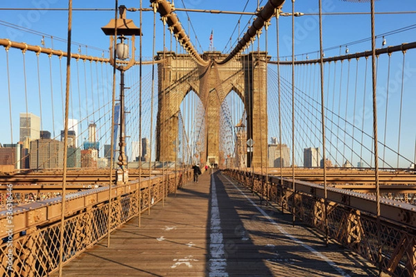 Fototapeta Brooklyn Bridge in New York City