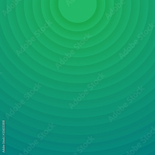 Obraz Abstract Circle Green Gradient Background Free Vector