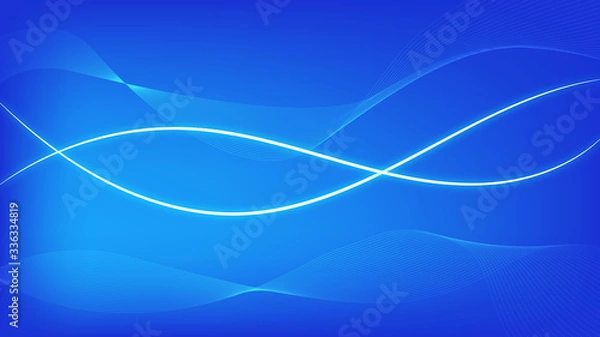 Obraz Abstract curve background free vector