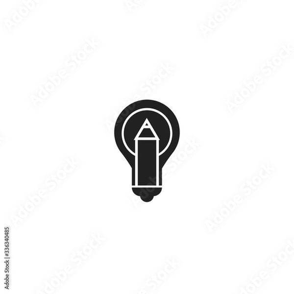 Obraz pen with paper icon