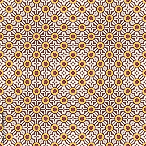 Fototapeta Seamless pattern. Vintage decorative elements