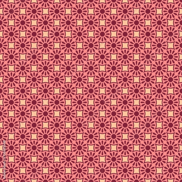 Fototapeta Seamless pattern. Vintage decorative elements