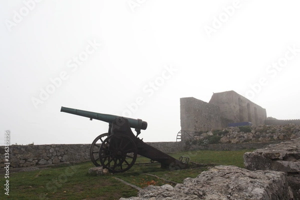 Fototapeta old cannon in the fortress