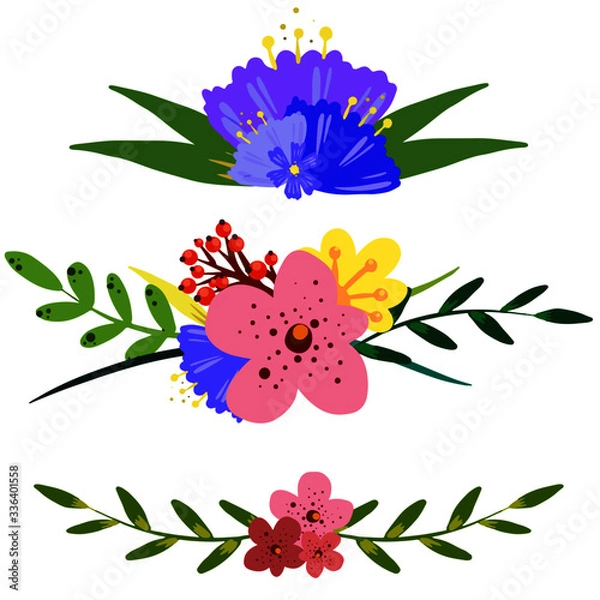 Obraz summer field flowers. for use