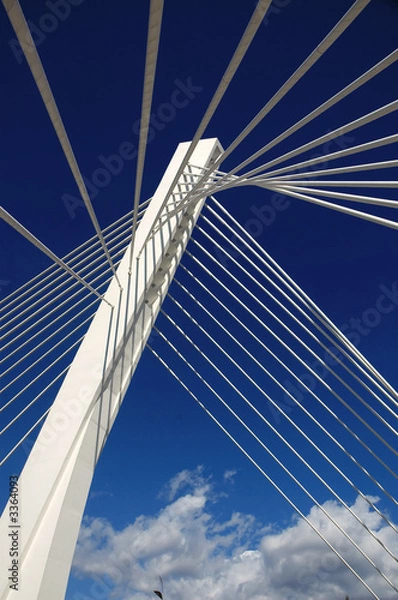 Obraz bright new bridge