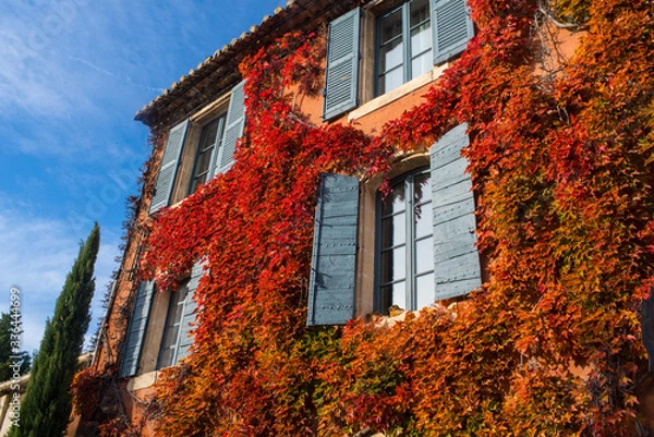Fototapeta Maisons aux Beaumettes