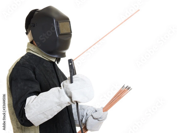 Obraz Welder on a white background.