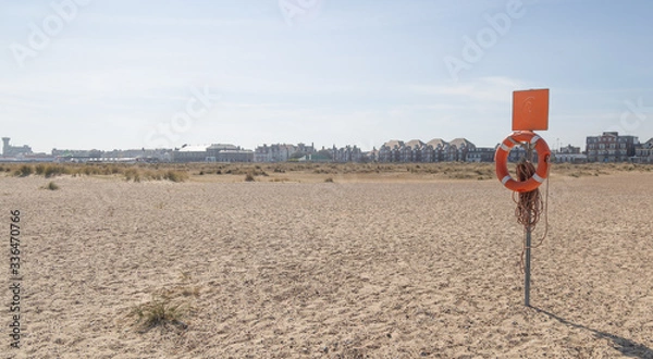 Obraz Life buoy on the beach