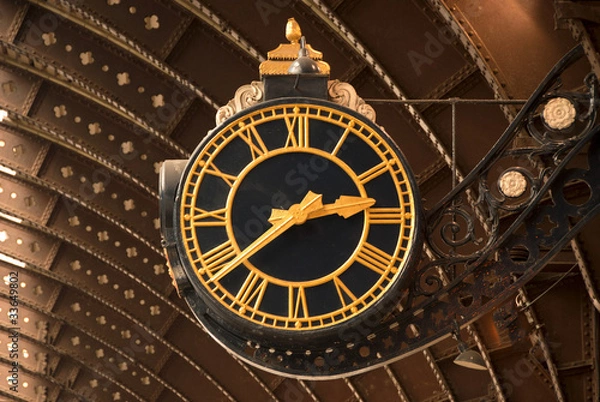 Obraz Antique Railway Station Clock