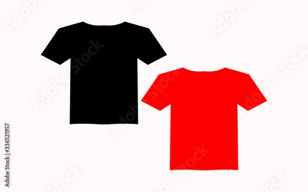 Fototapeta thsirt vector flat style