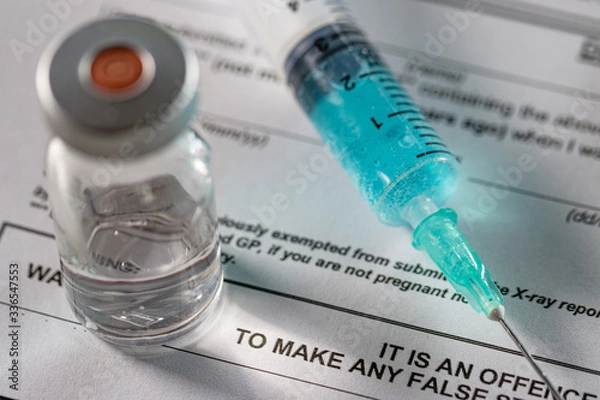 Obraz Medical syringe Pharmaceutical Stuff