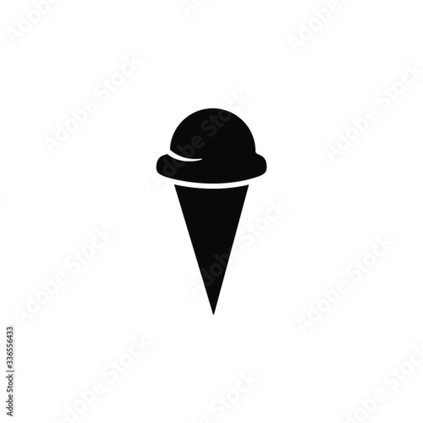Obraz Ice cream icon template