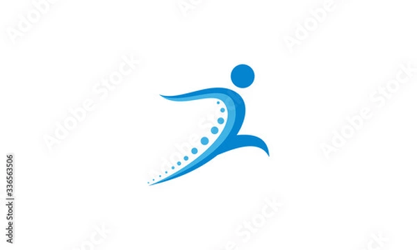 Obraz chiropractic logo