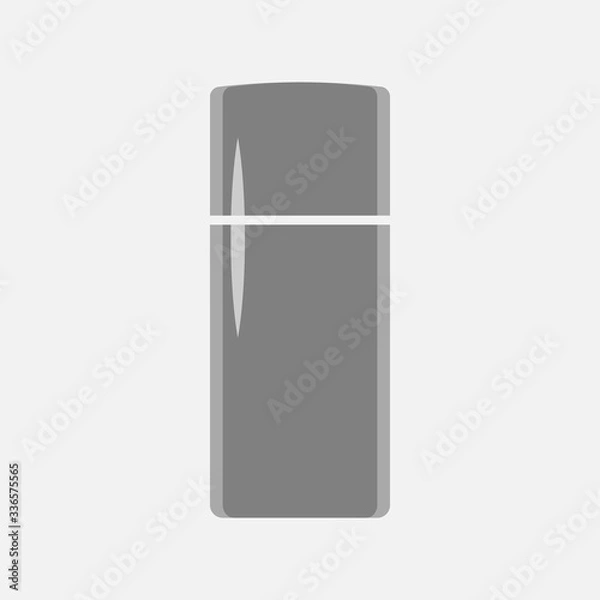 Fototapeta Refrigerator. Simple modern icon design illustration.