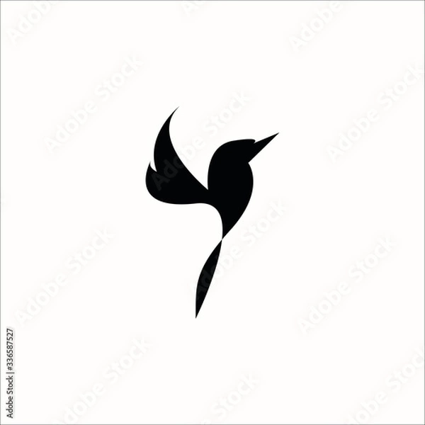 Obraz bird fly icon logo