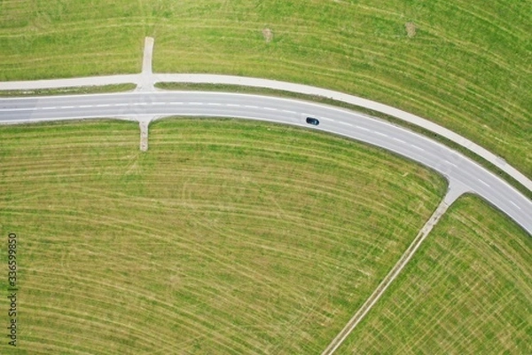 Obraz Straße über Feld