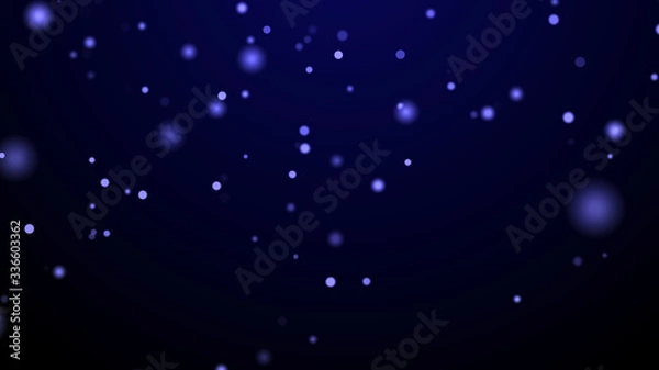 Fototapeta Abstract background with dust particles. Magic concept. 3d rendering.