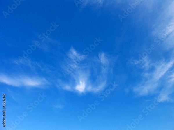 Obraz blue sky white cloud