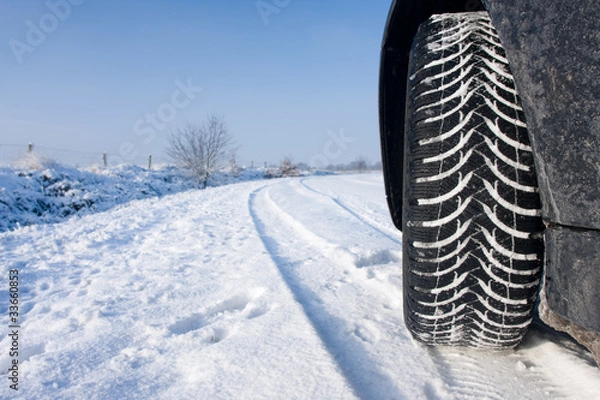 Obraz Snow Winter Tyre