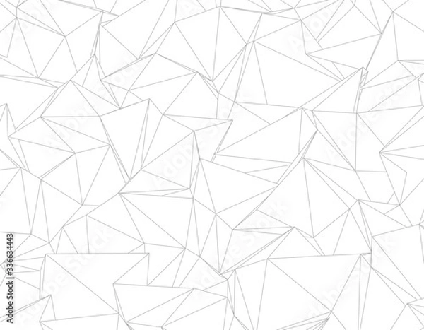 Fototapeta Triangular 3d, modern background