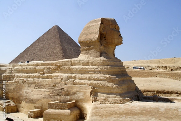 Fototapeta 
Pyramids and Sphinx in Egypt