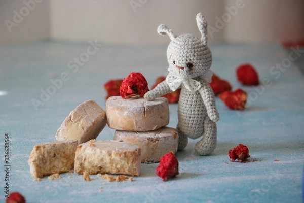 Obraz homemade tasty dessert isolated on light background