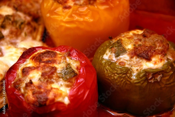Fototapeta gefüllte paprika